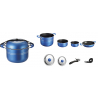 Sada hliníkových hrnců Brunner Skipper 7+1, modrá
