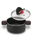 Hrnce s poklicí Keravis systém Click & Cook, 3,25 L