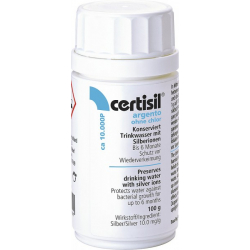 Konzervace vody Certiman Certisil Argento 10000 P 100 g prášku pro 10 000 litrů vody