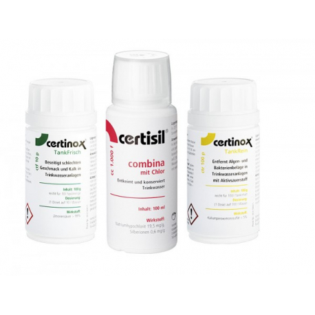 Desinfekce a konzervace vody Certiman Certibox 250 set