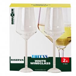 Sklenice Brunner Riserva na bílé víno 420 ml, 2 ks, polykarbonat