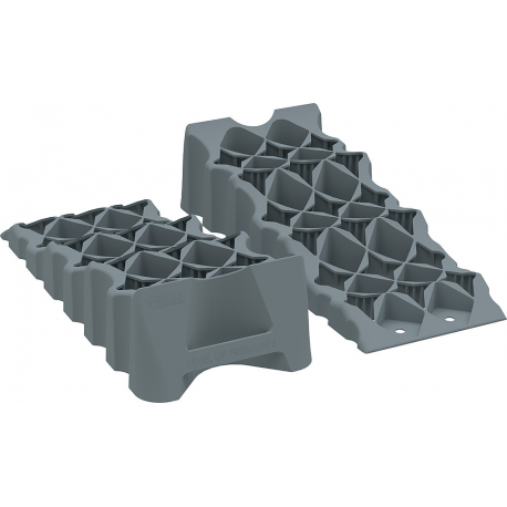 Nájezdy - sada klínů Fiamma  Kit Level Up, max 5 t, šedé, 2 ks