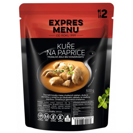 Kuře na paprice – 2P