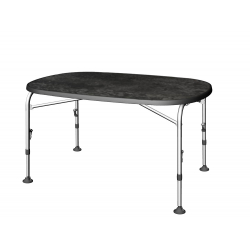 Stůl skládací Performance Superb 130, ovál 132 cm x 90 cm, čedičově šedý