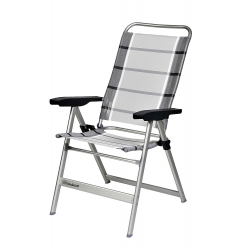 Kempingová skládací židle Dukdalf DYNAMIC silber-anthrazit do 140kg