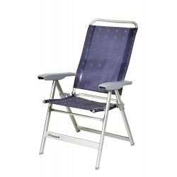 Kempingová skládací židle Dukdalf DYNAMIC modrá do 140kg